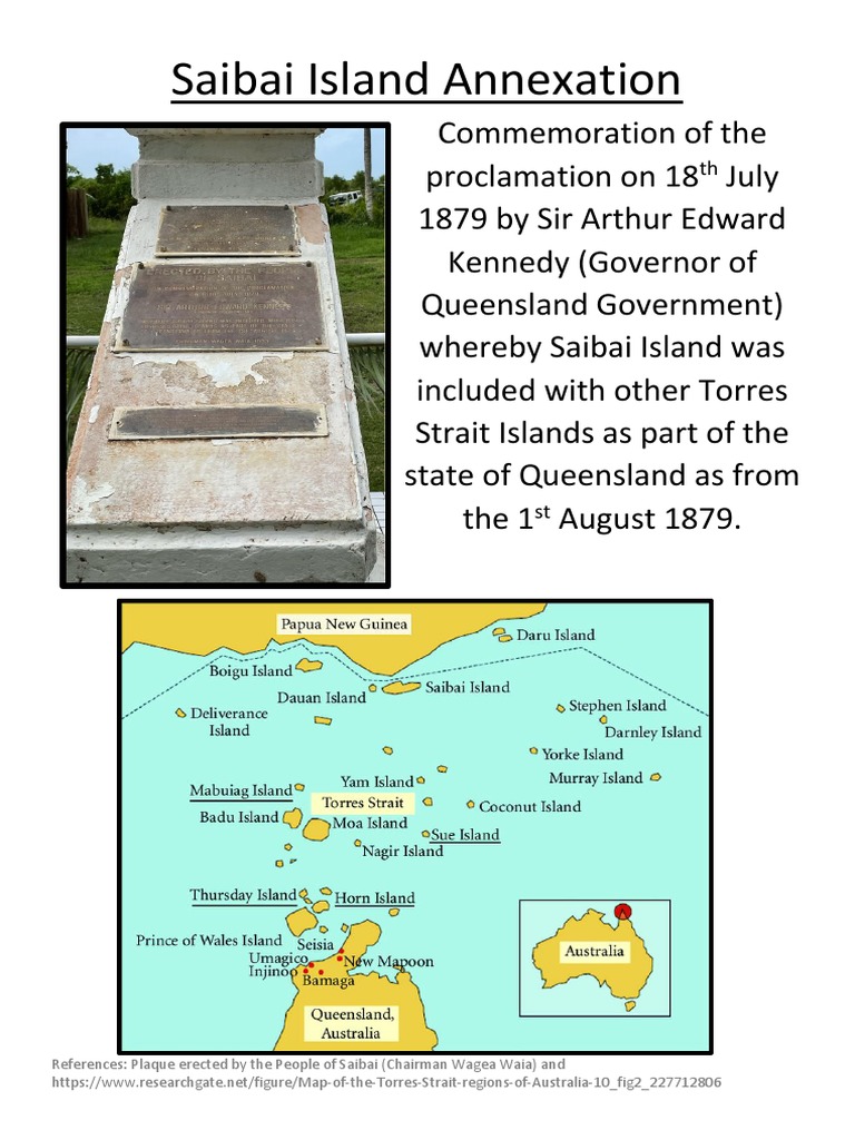 Saibai Island Annexation PDF