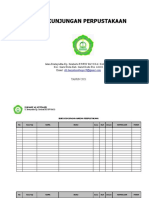 Buku Kunjungan Harian Perpustakaan