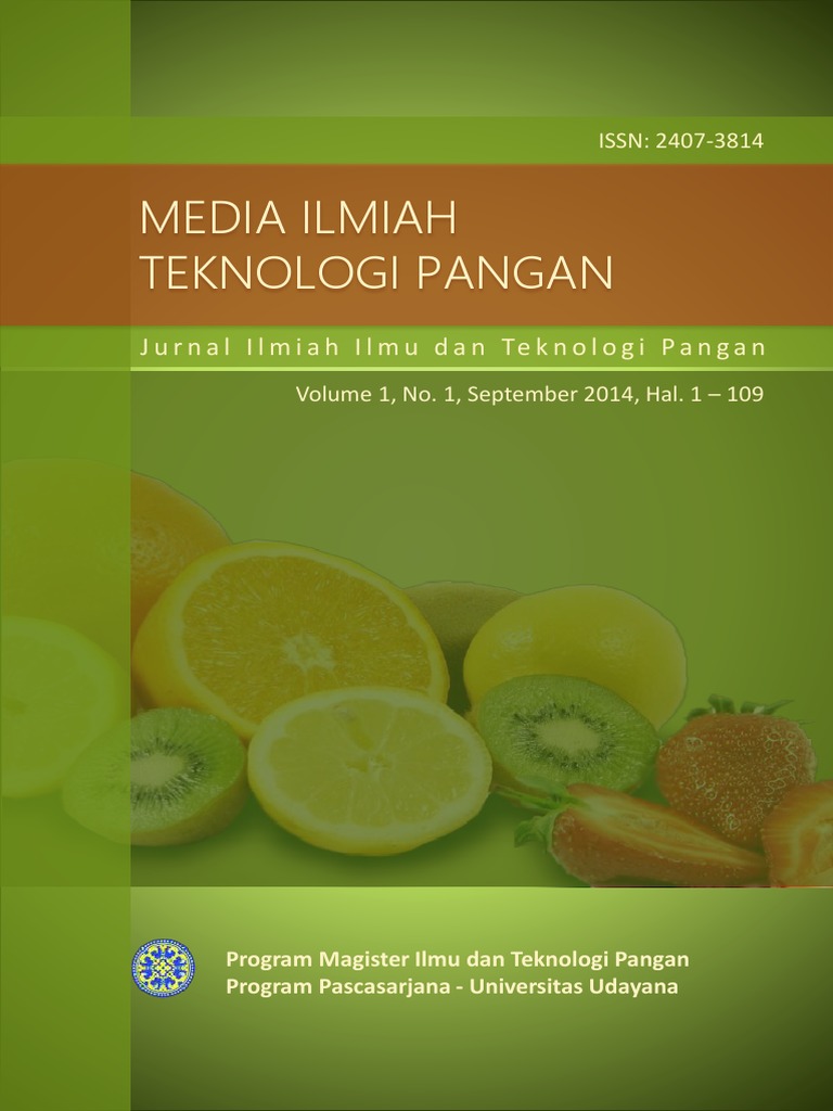 Jurnal Ilmiah Ilmu Dan Teknologi Pangan | PDF | Kesehatan Holistik