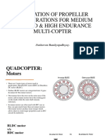 Evaluating Propeller Configurations for Medium Payload Quadcopters