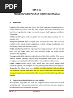 KD 3.12 Menerapkan Proses Produksi Masal