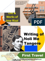 Writing of Noli Me Tangere