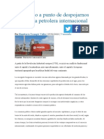 HISTORIA PETROLEO VENEZUELA El Imperio A Punto de Despojarnos de La Renta Petrolera Internacional