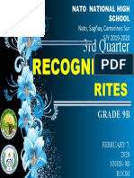 Recognition Background