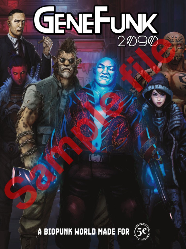 Genefunk 2090: A Biopunk RPG Guide | PDF | Cyborg