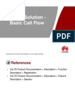 VoLTE Solution - Basic Call Flow