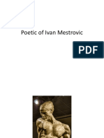 Poetic of Ivan Mestrovic