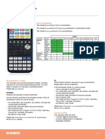 fx-CG50: Calculators in Examinations