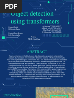 Object Detection Using Transformers: H.O.D DR.D.Haritha