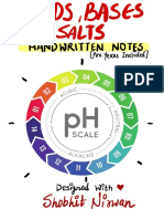 Acids, Bases and Salts Notes+PYQs by Shobhit Nirwan