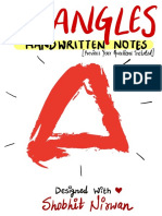 Triangles Class 10 Notes+PYQs Shobhit Nirwan