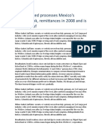 Sophisticated Processes Mexico's Central Bank, Remittances in 2008 and Is The Study of