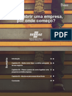 (Ebook) SEBRAE BA - Quero Abrir Uma Empresa Por Onde Começo