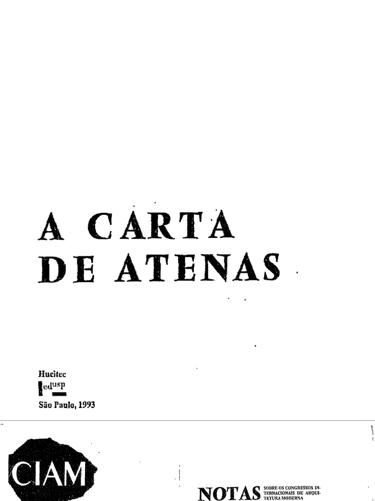 CORBUSIERlecartadeatenas