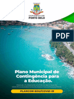 Plano de contingência educação Porto Belo