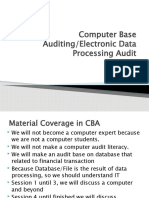 Computer Base Auditing/Electronic Data Processing Audit