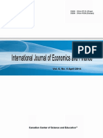 International Journal of Economics and Finance