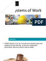 Safe Systems of Work