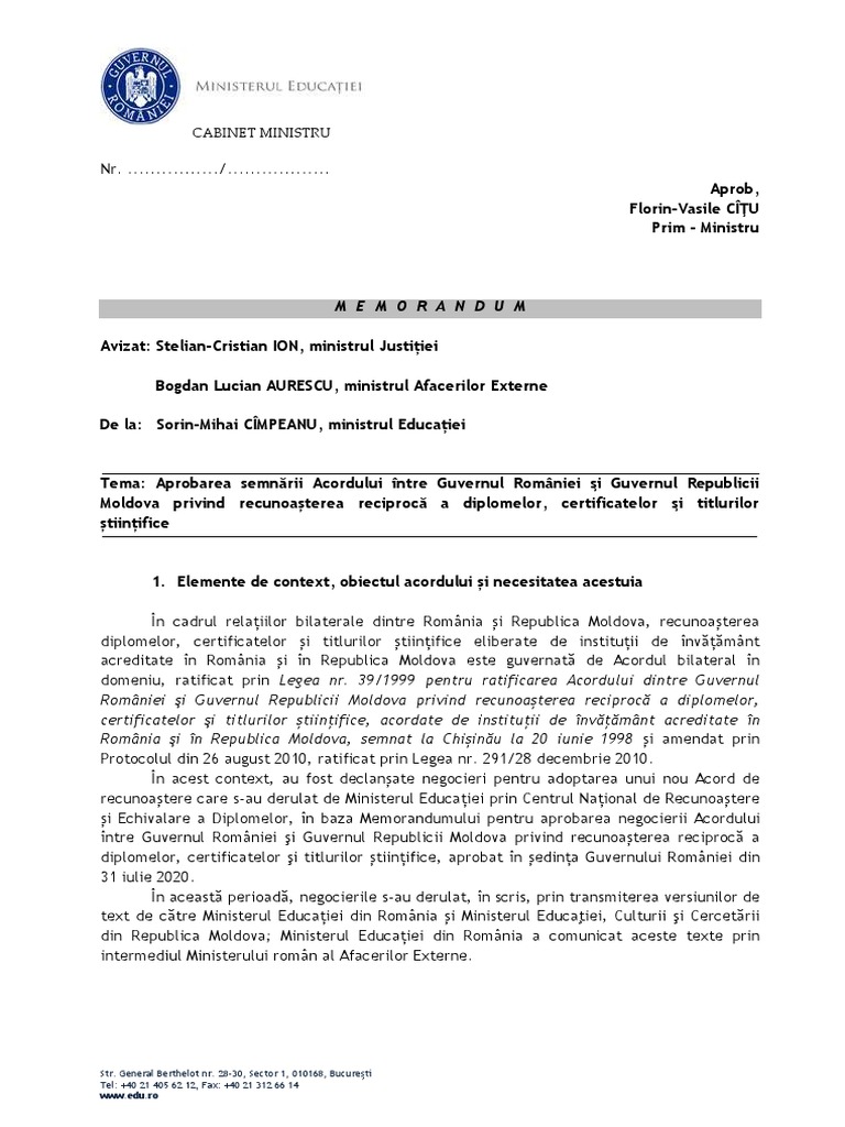 Memo | PDF