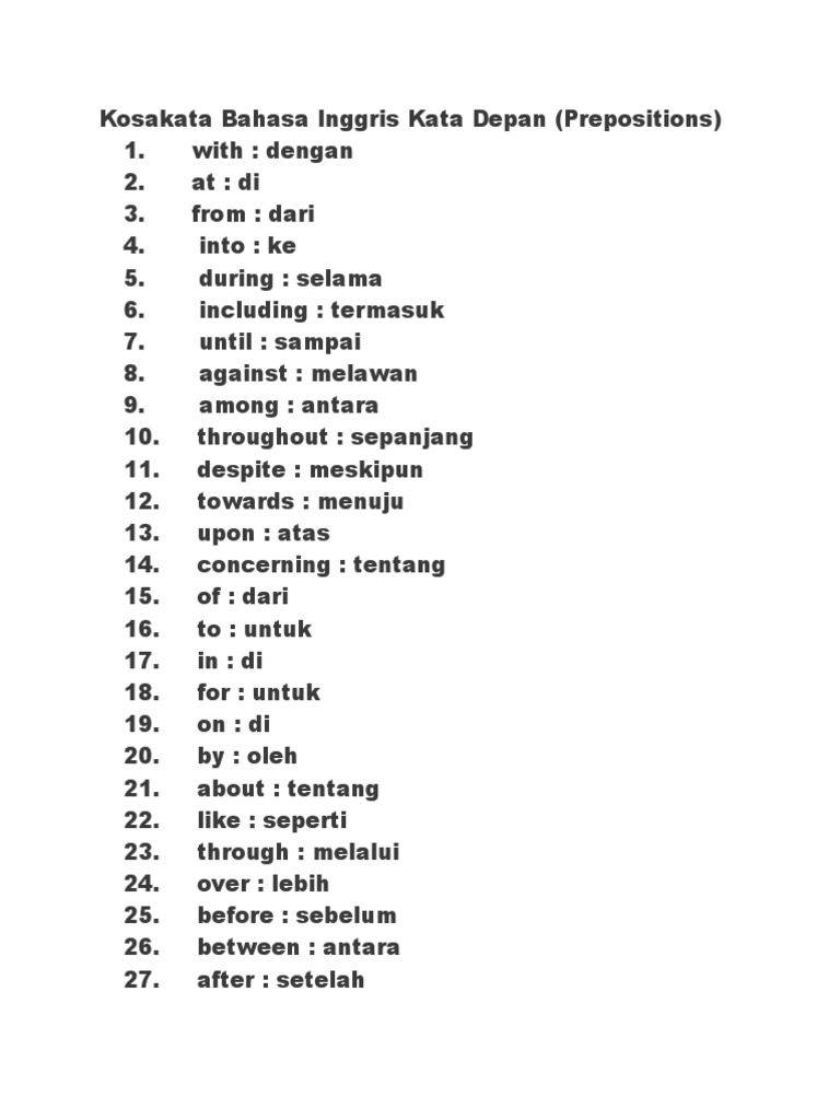 20 Kosakata Bahasa Inggris Dan Artinya Discounts Selling | www ...