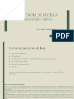 2) Secuencia Didáctica - Comprensión Lectora