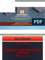 04 - Noun Clause Statement of Urgency