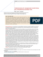 Safety of Stenting and Endarterectomy For Asymptomatic Carotid Artery Stenosis: A Meta-Analysis of Randomised Controlled Trials