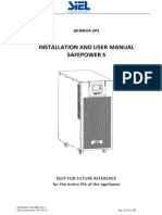 Installation and User Manual Safepower S: 60-80kVA UPS