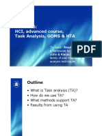 HTA Task Analysis