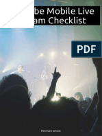 Youtube Mobile Live Stream Checklist: Herman Drost