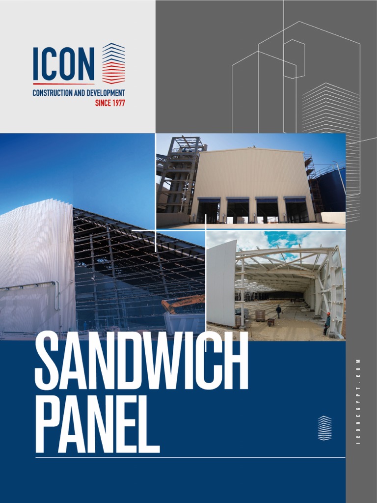 Sandwich Panels - Roof 3 Ribs Panel - Icon