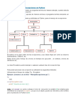 Manejo de Errores o Excepciones en Python