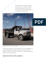 Opção de Motor Movido A Gasolina: Modelo 2018 Do Ford F-750. Foto: Divulgação