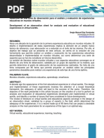 Diaz  Observación experiencias educativas en entronos virtuales