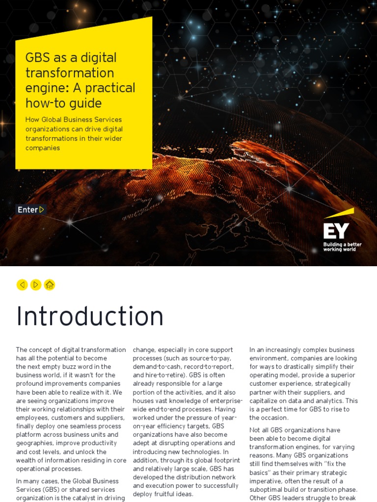 Gbs As A Digital Transformation Engine A Practical How To Guide | PDF ...