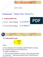 Building With Basement: Fundamental Natural Time Period (T)