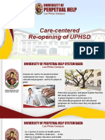 Care-Centered Re-Opening of UPHSD