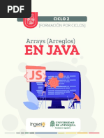 Lectura6 - Arrays (Arreglos) en Java