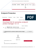 Link For Symantec Endpoint Protect Manager 12.1.5 - Endpoint Protection