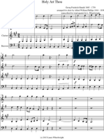 (Free Scores - Com) - Haendel Georg Friedrich Holy Art Thou 60609