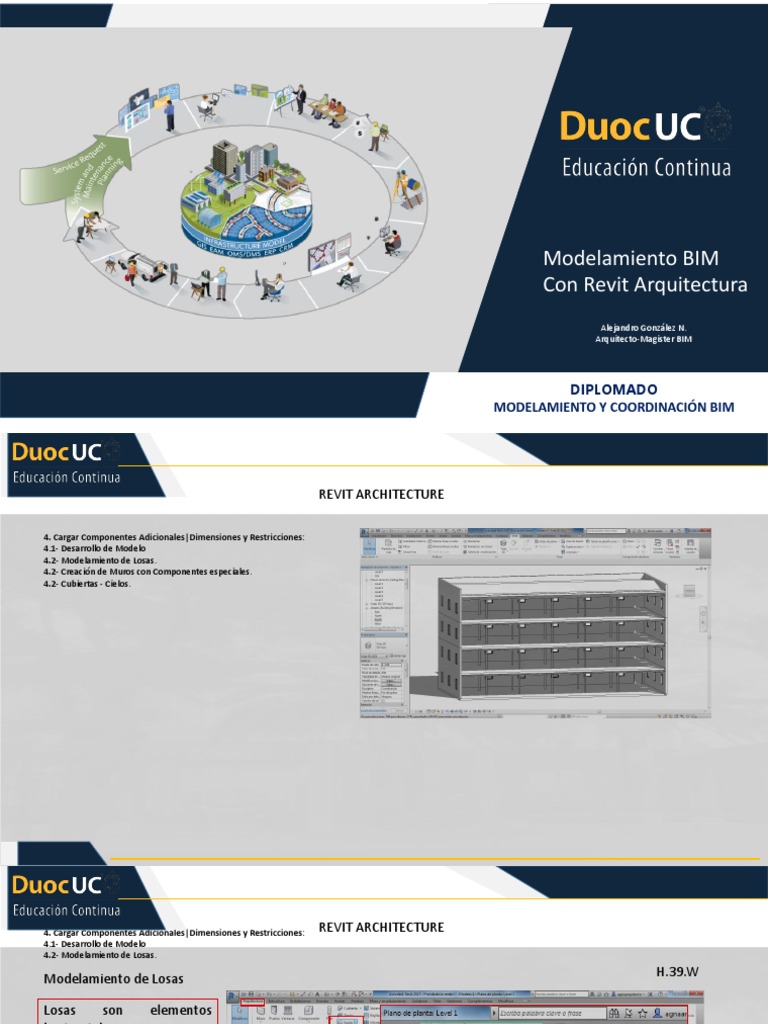 Clase 04 Modelación Bim Con Revit Duoc-Uc | PDF | Autodesk Revit ...