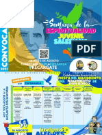 Convocatoria Colegio DB El Prado Semana de La Ejs - 16 Al 22 de Agosto 2021