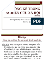 Thống Kê Trong Nghiên Cứu Xã Hội