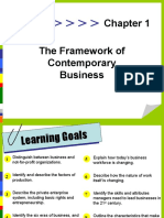 The Framework of Contemporary Business