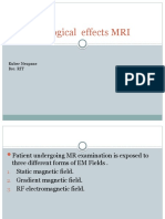 Biological Effects MRI