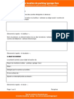 CONTRAT Location Parking Garage Box A Telecharger PDF