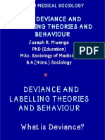 4.0 Deviance and Labelling Theories and Behaviour (Final For 09. June 2020)