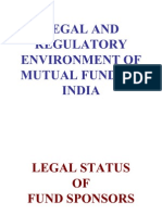 Legal and Regulatory Environment of Mutual Funds in