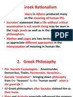 Greek Rationalism