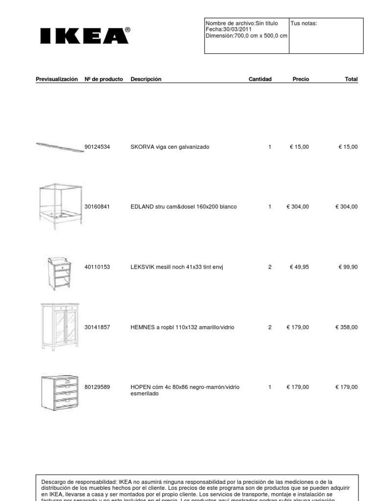 Plano Del IKEA Home Planner PDF Business